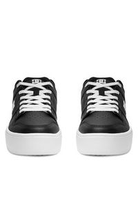 DC Shoes Sneakersy MANTECA 4 PLATFORM ADJS100156-BKW Czarny. Kolor: czarny. Materiał: skóra. Obcas: na platformie #4