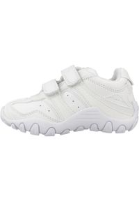 Geox - Buty GEOX CRUSH M Biały. Kolor: biały. Materiał: tkanina, skóra. Sport: turystyka piesza