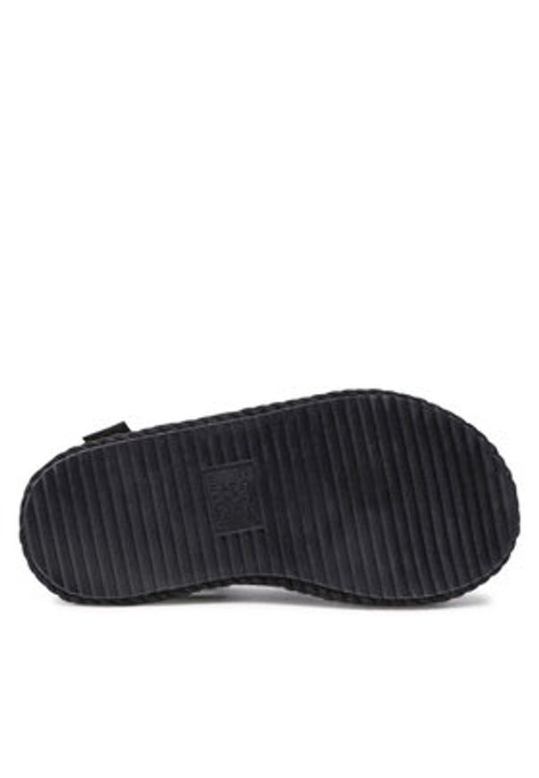 Bohonomad Espadryle Bodrum Platform BOD.0020.PRS Czarny. Kolor: czarny. Materiał: materiał. Obcas: na platformie