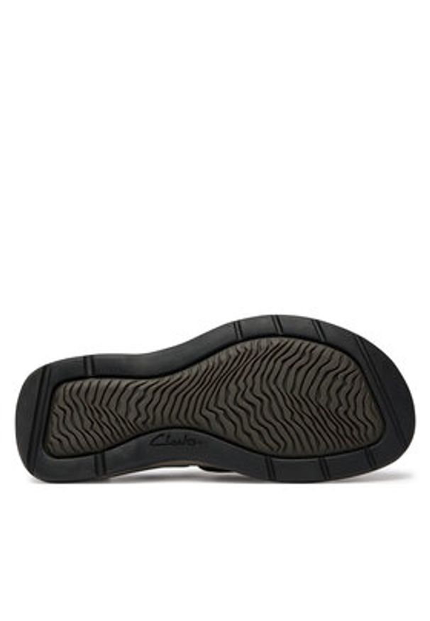 Clarks Sandały Saltway Cove 26176900 Brązowy. Kolor: brązowy. Materiał: skóra