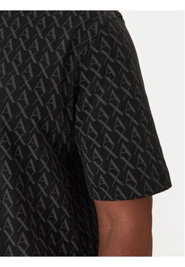 Armani Exchange T-Shirt XM001228 AF10356 FC026 Czarny Regular Fit. Kolor: czarny. Materiał: bawełna