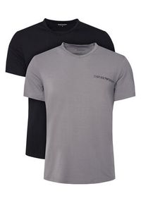 Emporio Armani Underwear Komplet 2 t-shirtów EM000392 AF10779 M8014 Kolorowy Regular Fit. Materiał: bawełna. Wzór: kolorowy #8