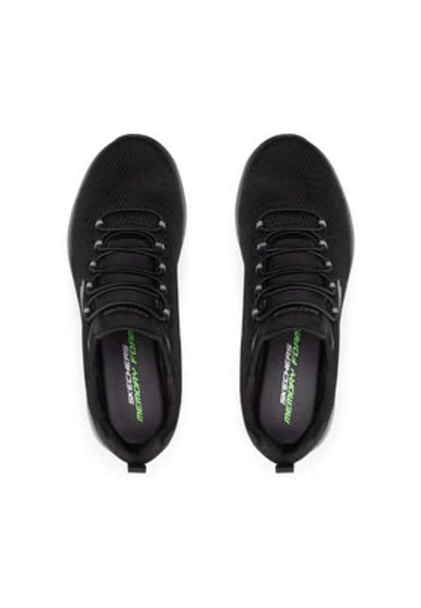 skechers - Skechers Sneakersy Dynamight 58360/BBK Czarny. Kolor: czarny. Materiał: materiał