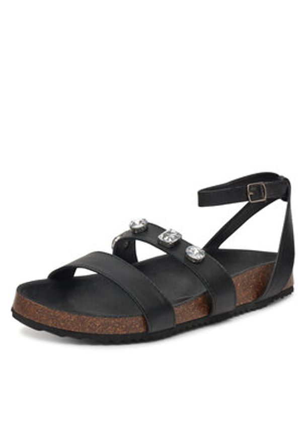 DeeZee Sandały XFL-Z1 Czarny. Kolor: czarny. Materiał: syntetyk, materiał