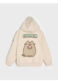 Sinsay - Rozpinana bluza z kapturem Pusheen the Cat - żółty. Typ kołnierza: kaptur. Kolor: żółty #1
