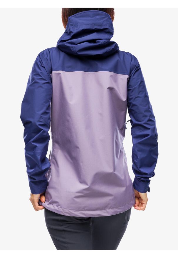 Kurtka z membraną w góry damska Rab Arc Eco Jacket. Kolor: fioletowy. Sport: wspinaczka