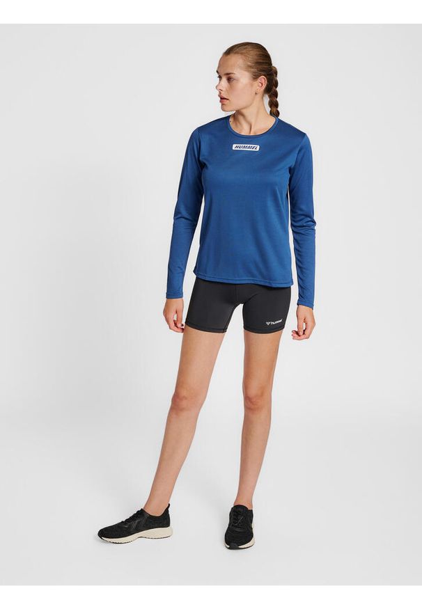 Damski jersey z długim rękawem Hummel Te Tola. Kolor: niebieski. Materiał: jersey. Długość rękawa: długi rękaw. Długość: długie. Sport: fitness, piłka ręczna