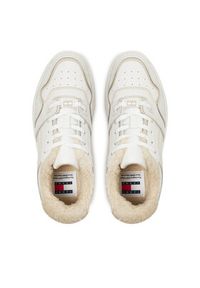 Tommy Jeans Sneakersy Retro Basket EN0EN02593 Écru. Materiał: skóra #5