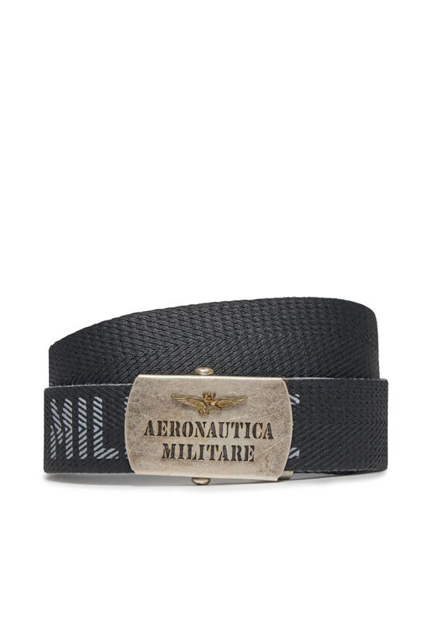 Aeronautica Militare Pasek Męski 232CI292CT3108 Szary. Kolor: szary. Materiał: materiał