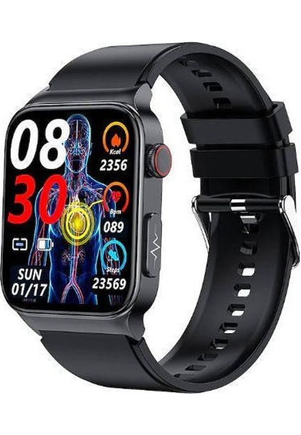 Smartwatch Active Band E500 Czarny. Rodzaj zegarka: smartwatch. Kolor: czarny