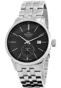 Zegarek Bisset Męski zegarek AUTOMAT szafirowe szkło srebrny. Kolor: srebrny, niebieski, wielokolorowy #1