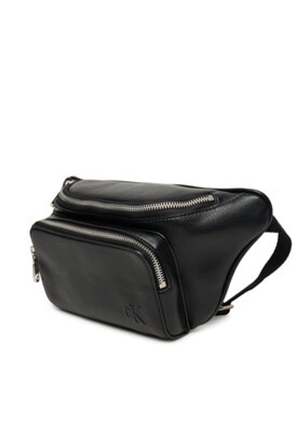 Calvin Klein Saszetka nerka Cargo Waistbag LV04D3130G Czarny. Kolor: czarny. Materiał: skóra
