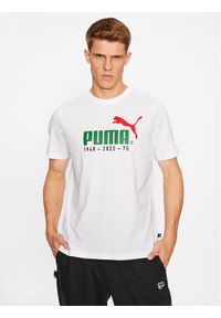 Puma T-Shirt No. 1 Logo Celebration 676020 Biały Regular Fit. Kolor: biały. Materiał: bawełna