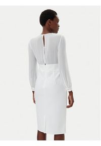 Rinascimento Sukienka koktajlowa CFC0123289003 Biały Regular Fit. Kolor: biały. Materiał: syntetyk. Styl: wizytowy #5
