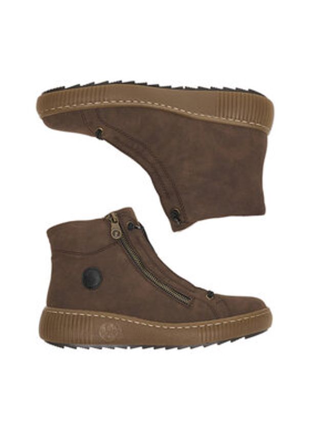 Rieker Trzewiki CEO-Z6660-25 Brązowy. Kolor: brązowy. Materiał: materiał