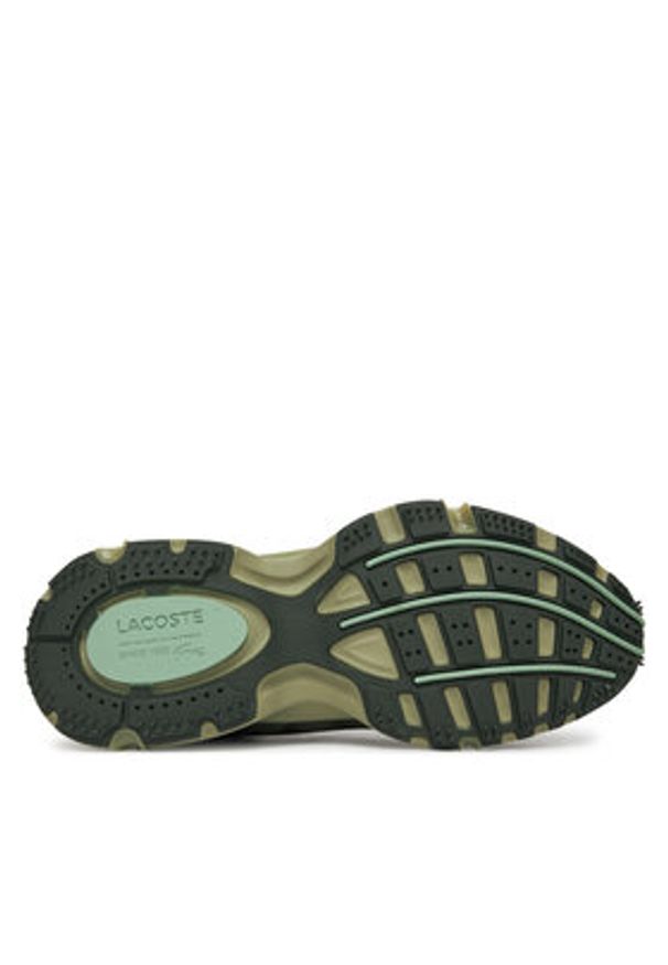 Lacoste Sneakersy L003 2K24 7-49SMA0008 Khaki. Kolor: brązowy. Materiał: materiał