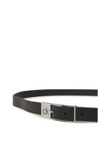 Calvin Klein Pasek Damski Ck Cut Square Buckle 2.0_Mono K60K613243 Czarny. Kolor: czarny. Materiał: skóra #2