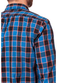 Wrangler - KOSZULA WRANGLER LS 1PKT BUTTON DOWN GLOW ORANGE W5874NQ48 112129573. Typ kołnierza: button down. Materiał: materiał #5