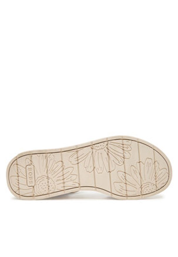 skechers - Skechers Sandały BOBS Sun Ray 114413/TPE Beżowy. Kolor: beżowy. Materiał: materiał