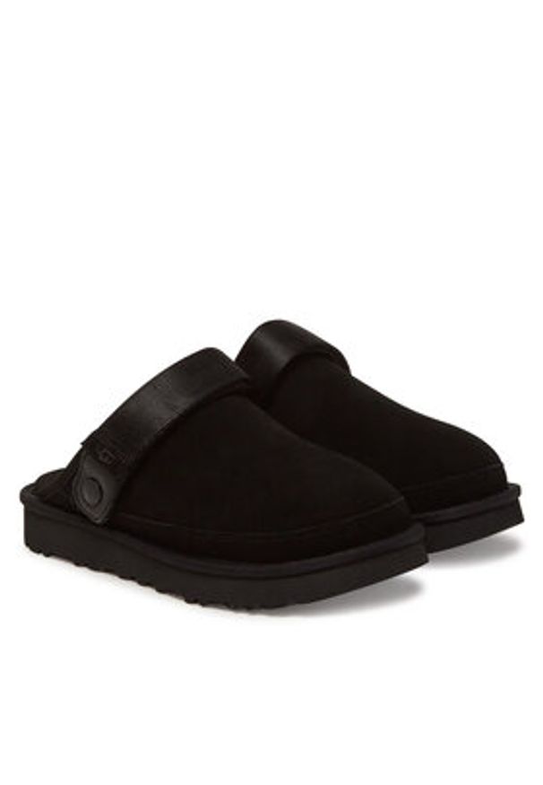 Ugg Klapki M Goldencoast Clog II 1166915 Czarny. Kolor: czarny. Materiał: skóra, zamsz