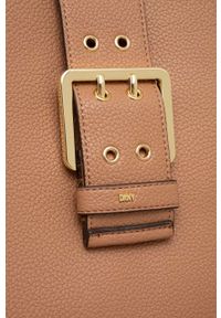 DKNY - Dkny torebka kolor brązowy. Kolor: brązowy. Rodzaj torebki: na ramię #5