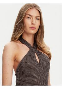 Guess Sukienka dzianinowa W5YK34 Z24F0 Szary Slim Fit. Kolor: szary. Materiał: wiskoza #3