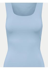 only - ONLY Top Lea 15278090 Błękitny Regular Fit. Kolor: niebieski. Materiał: syntetyk #7