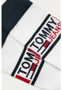 Tommy Jeans - Skarpetki (2-pack). Kolor: biały. Materiał: bawełna, materiał, poliamid, elastan #2