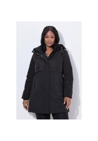 ULLA POPKEN - Damskie Pikowana kurtka funkcyjna HYPRAR wodoodporna kaptur. Kolekcja: plus size. Kolor: czarny. Materiał: poliester, materiał. Sport: turystyka piesza #1