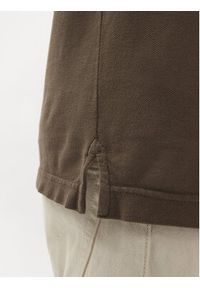 United Colors of Benetton - United Colors Of Benetton Polo 3089J3204 Brązowy Regular Fit. Typ kołnierza: polo. Kolor: brązowy. Materiał: bawełna #3