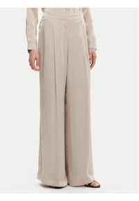 MICHAEL Michael Kors Spodnie palazzo MS430638BB Beżowy Wide Leg. Kolor: beżowy. Materiał: syntetyk