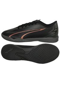 Buty Puma Ultra Play It M 107766 02 czarne. Kolor: czarny. Materiał: materiał, syntetyk. Szerokość cholewki: normalna. Sport: piłka nożna