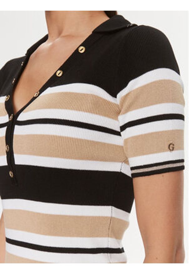 Guess Sukienka codzienna Maia W4RK66 Z2Y72 Kolorowy Slim Fit. Okazja: na co dzień. Materiał: wiskoza. Wzór: kolorowy. Typ sukienki: proste. Styl: casual