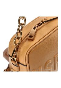 Brązowa Torebka Damska Hispanitas Modna Listonoszka. Kolor: brązowy. Wzór: kolorowy. Sezon: jesień. Materiał: skórzane. Styl: klasyczny #2