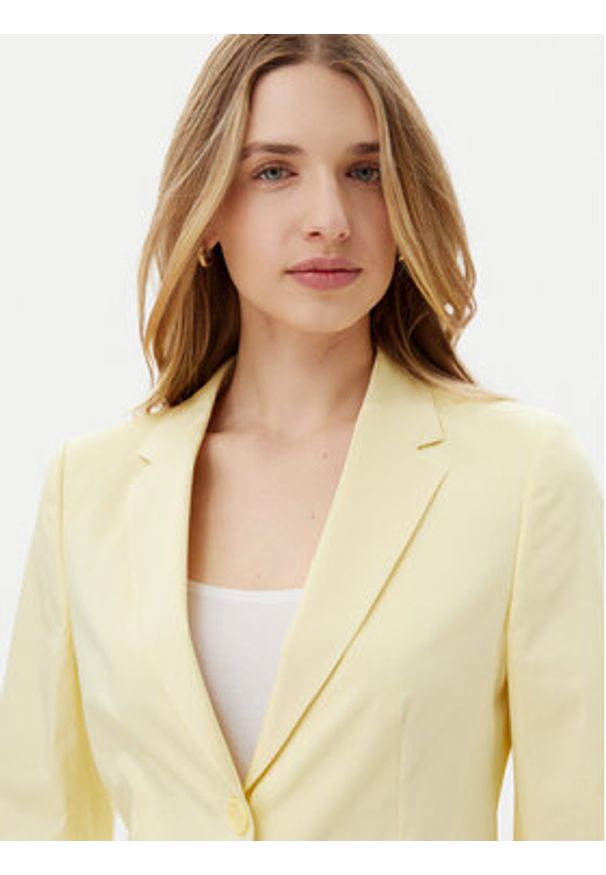 JOOP! Marynarka 58 252J58Jackie-X 30045845 Żółty Slim Fit. Kolor: żółty. Materiał: bawełna