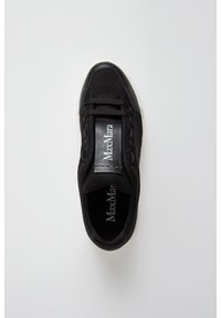 Max Mara Accessori - Sneakersy damskie z hydrofobowego kaszmiru Maxiws MAX MARA ACCESSORI. Materiał: kaszmir #5