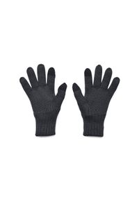 Rękawiczki męskie Under Armour UA Halftime Wool Glove - czarne. Kolor: czarny. Materiał: wełna, nylon, poliester, elastan