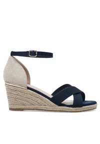 Clara Barson Espadryle WSS20802-03 Granatowy. Kolor: niebieski. Materiał: materiał #1