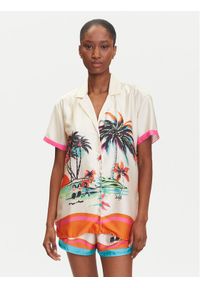Maaji Koszula Citrus Island Meissa PT2516CLS005 Beżowy Loose Fit. Kolor: beżowy. Materiał: syntetyk