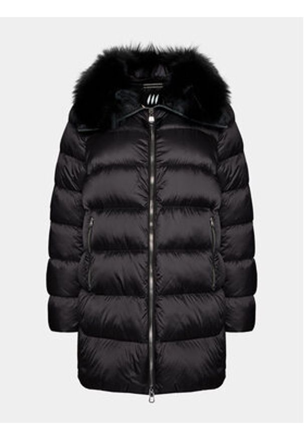 Hetrego - Hetregó Kurtka puchowa Sena 8K603F 23WD02 Czarny Regular Fit. Kolor: czarny. Materiał: syntetyk