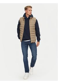 Only & Sons Bezrękawnik Brody 22027450 Beżowy Regular Fit. Kolor: beżowy. Materiał: syntetyk. Długość rękawa: bez rękawów #6