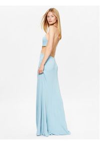 Elisabetta Franchi Sukienka wieczorowa AB-433-32E2-V560 Błękitny Slim Fit. Kolor: niebieski. Materiał: wiskoza. Styl: wizytowy #3