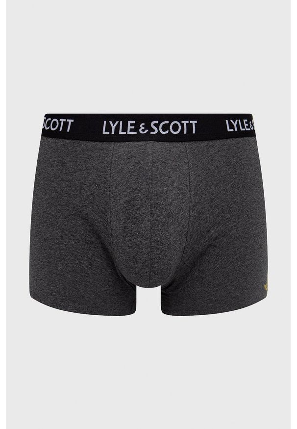 Lyle & Scott - Bokserki (3-pack). Kolor: czarny. Materiał: bawełna