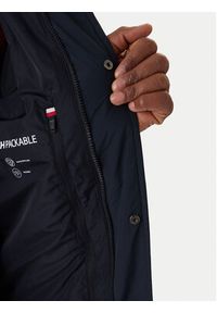 TOMMY HILFIGER - Tommy Hilfiger Płaszcz przejściowy MW0MW42569 Granatowy Regular Fit. Kolor: niebieski. Materiał: syntetyk #3