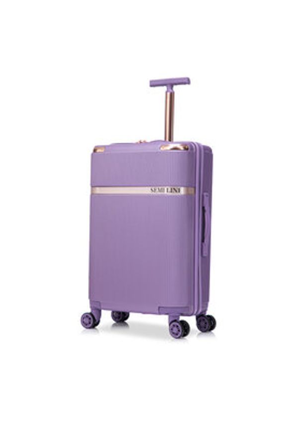 Semi Line Walizka średnia T5916-3 Fioletowy. Kolor: fioletowy