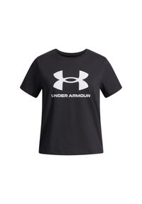 Koszulka dla dzieci Under Armour Big Logo. Kolor: czarny. Sport: joga i pilates, fitness #1