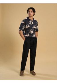 Sinsay - Spodnie chino jogger - czarny. Kolor: czarny #1