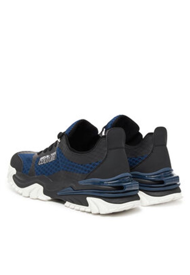 Versace Jeans Couture Sneakersy 78YA3SIB Czarny. Kolor: czarny. Materiał: skóra