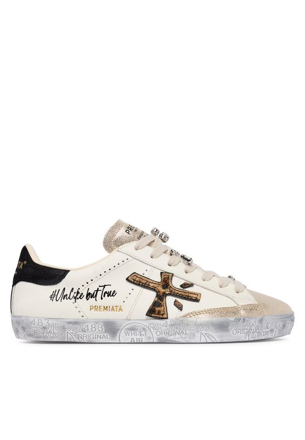 Sneakersy Premiata. Kolor: biały