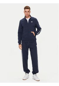 Reebok Bluza Classic Court Sport Tape 100202687 Granatowy Regular Fit. Kolor: niebieski. Materiał: bawełna. Styl: sportowy #5